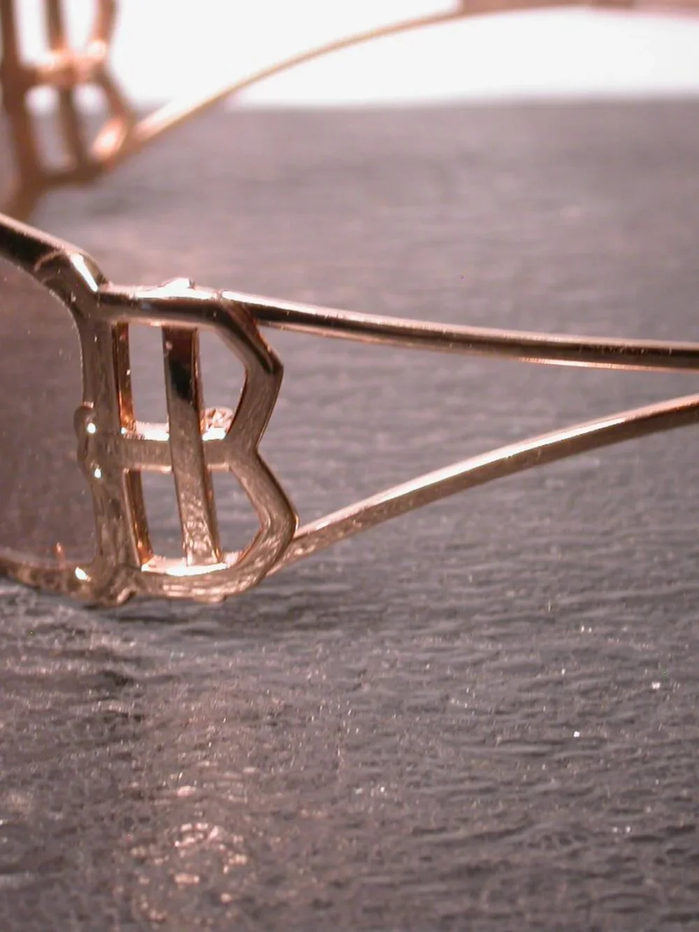 Boucheron Gold Luxury Designer Metal Shades Sunglasses ITALY Frame ONLY